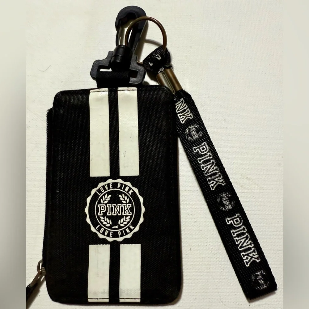 PINK Victoria's Secret Black Phone Holster with Lanyard - Picture 4 of 6